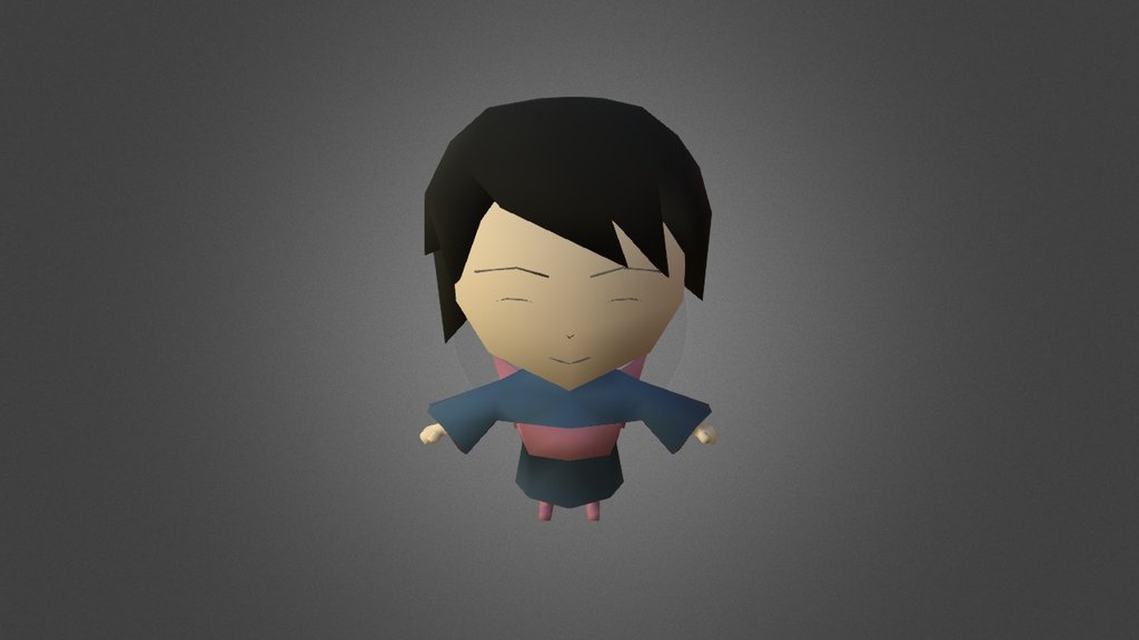 Chibi Kimono Girl