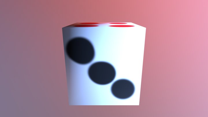 Dado Texturizado 3D Model