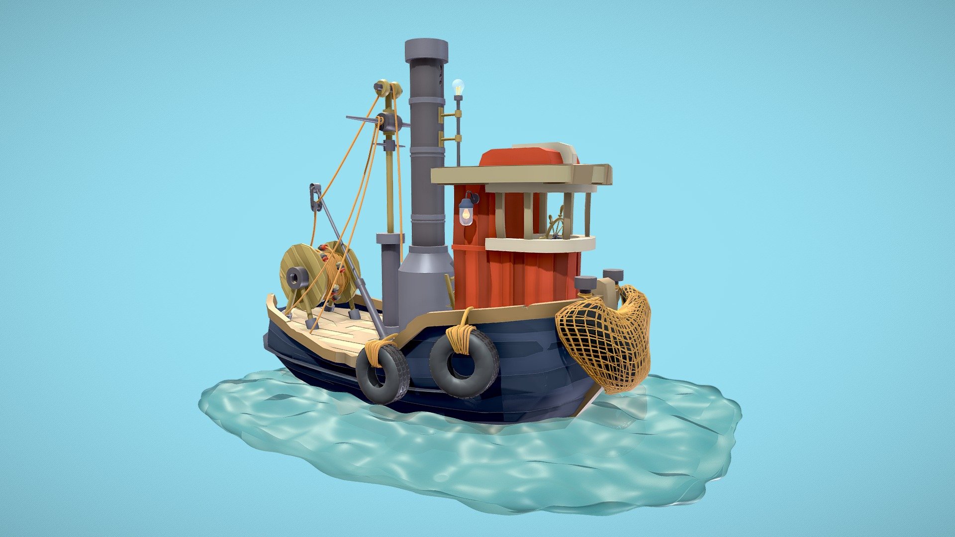 Stylized ship - Download Free 3D model by Alice Solo (@user12350 ...