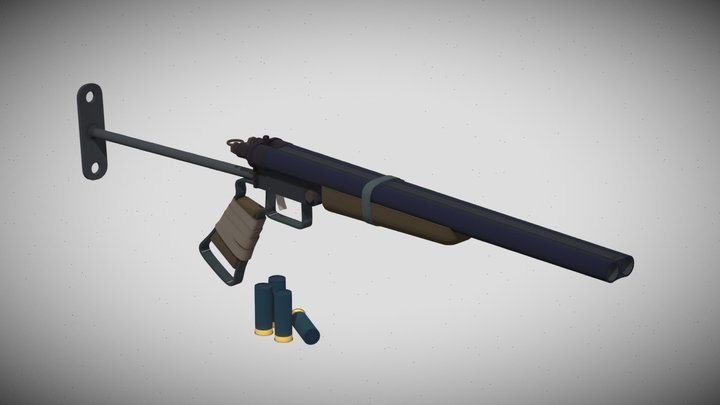 [XYZ] HW 6 Gun 3D Model