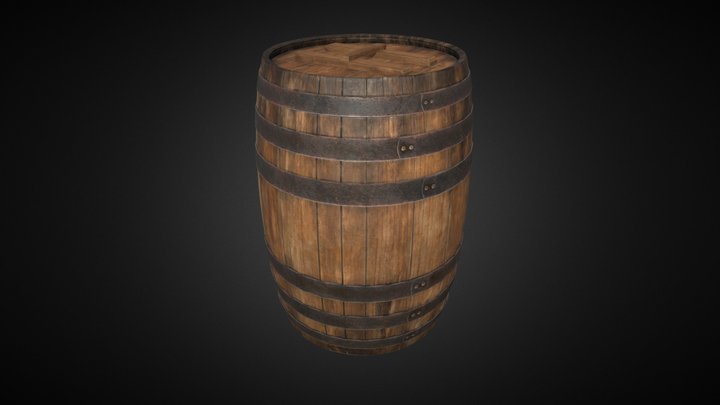 Barrel 3D Model