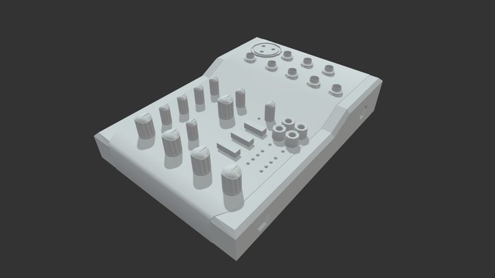 Audio Interface Base 3D Model