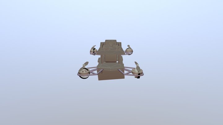 Drone SkyDragster Final 3D Model