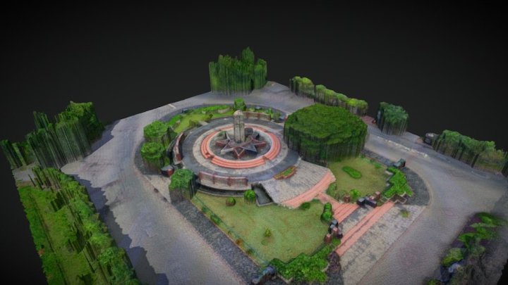 Taman Perumahan Galaxi Bumi Permai Surabaya 3D Model