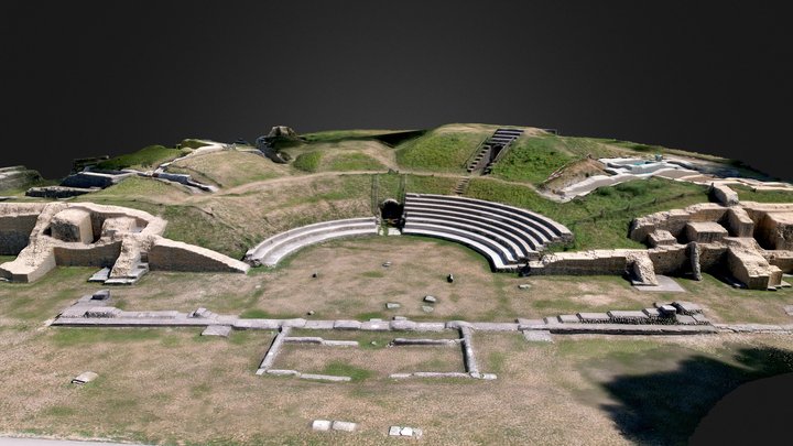 Roman Theater of Avenches 3D Model