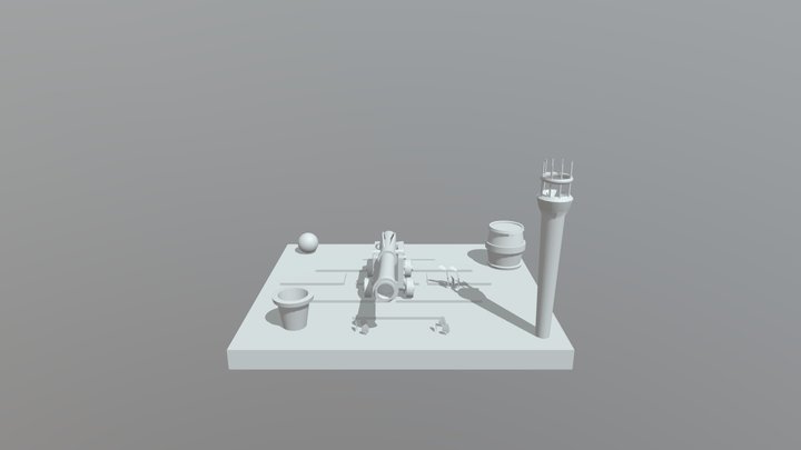 Osagu Edmond Cannon 3D Model