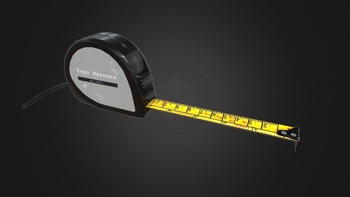 Tape_Measure_(HigherQualityTextures) 3D Model