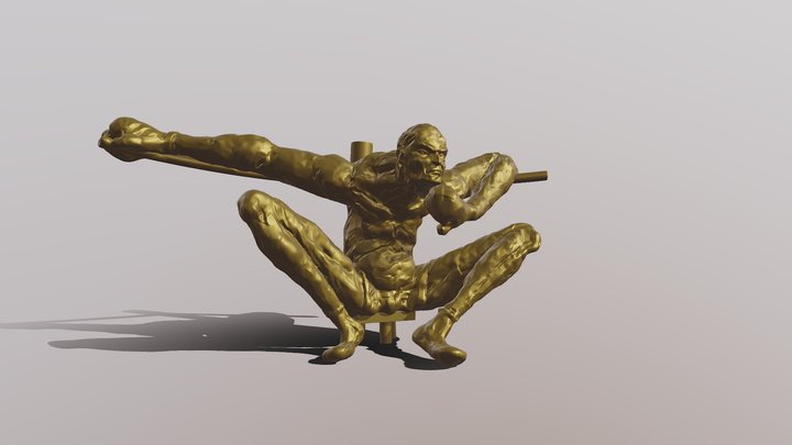"Last Round - , but the fight ai'nt over yet " 3D Model