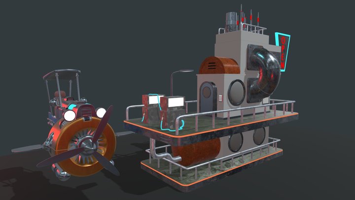 Cyberpunk 3D Model
