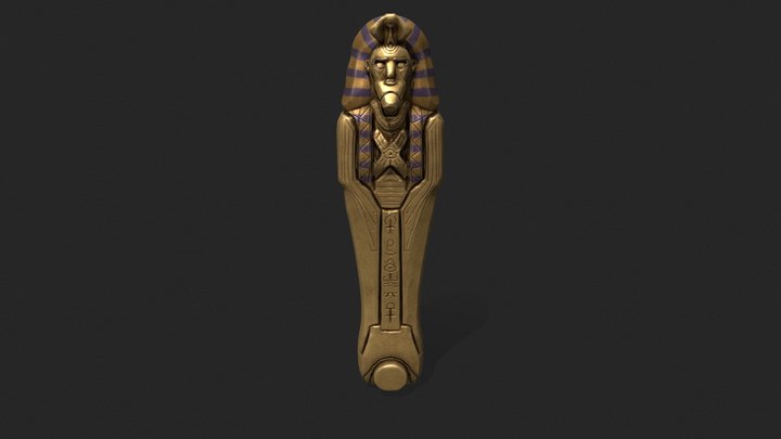 Sarcophagus - Desert Town Environment 3D Model