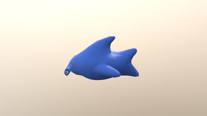 Simple Hammerhead shark 3D Model