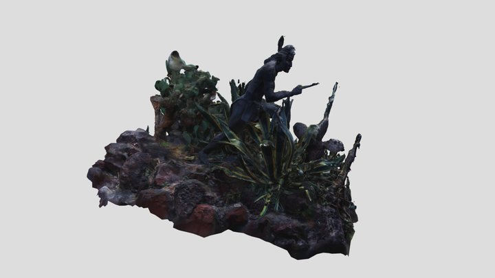Escultura Tenamaxtle 3D Model