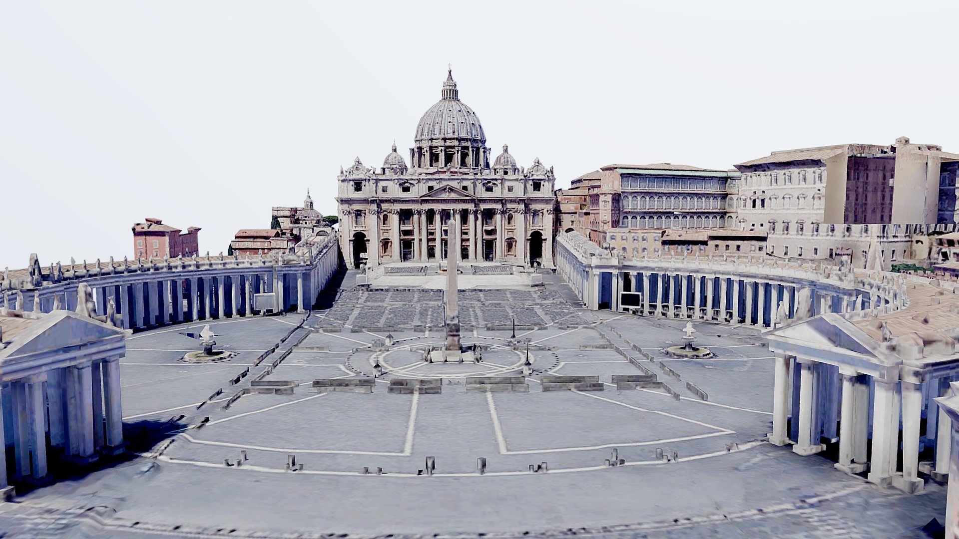 St. Peter's Square,Vatican,basilica,rome,pope