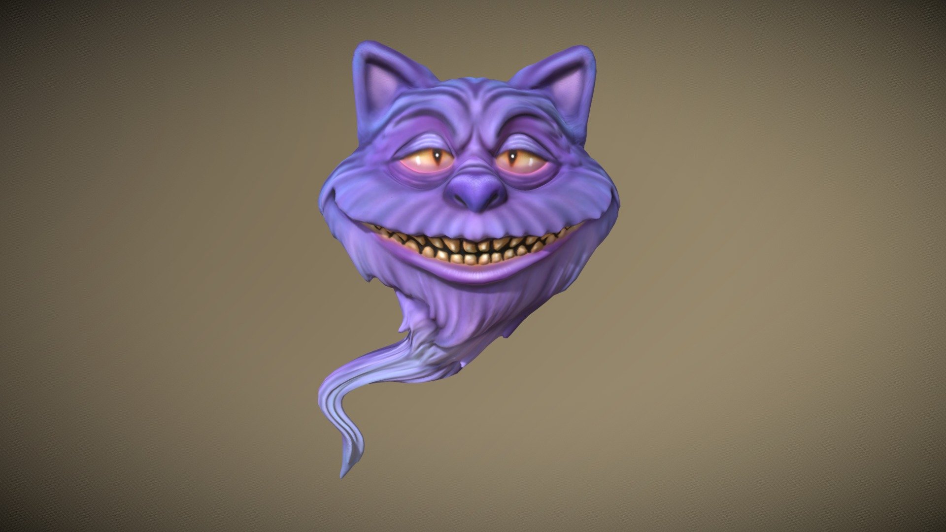 Cheshire in low poly