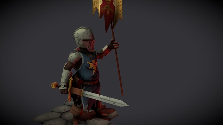 Crusader: Darkest Dungeon 3D Model