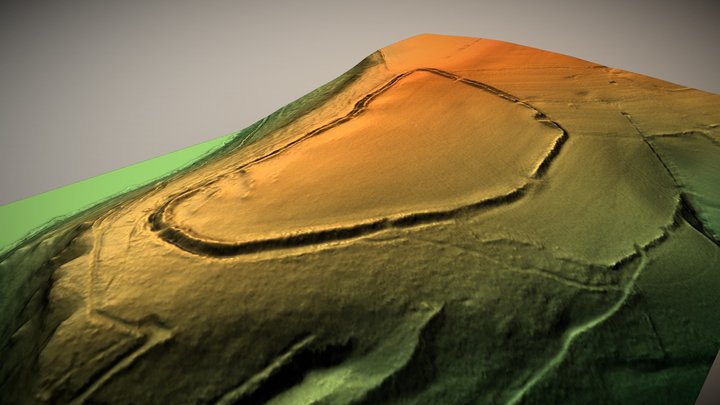 Clatworthy Camp, Somerset (UK) – Kostenloses 3D-Modell STL