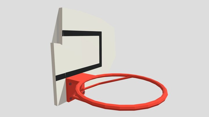 Street Basketball Hoop – 3D Model