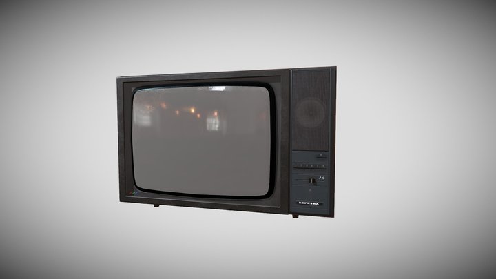 Советский телевизор "БЕРЕЗКА" 61ТЦ-311Д 3D Model