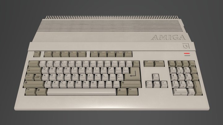 Amiga 500 3D Model