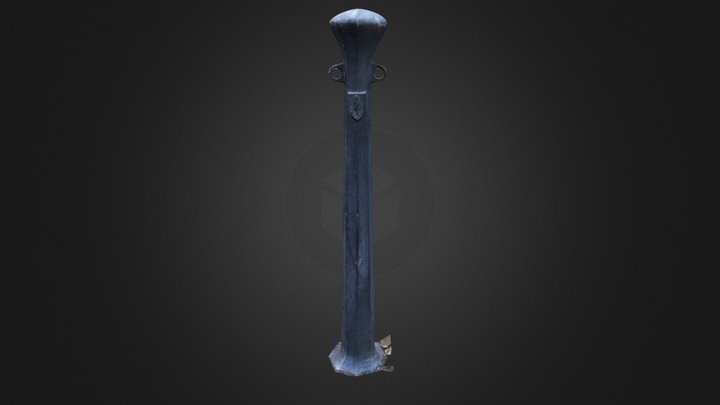 Metal post 3D Model