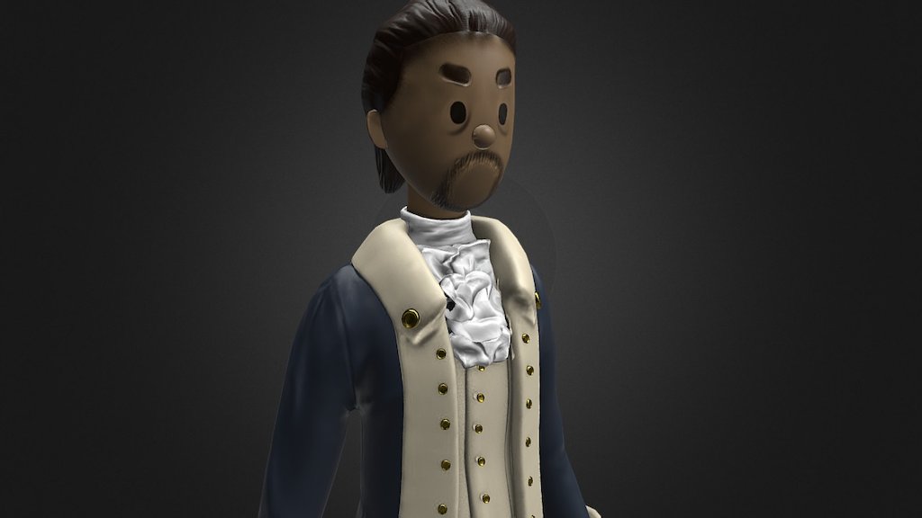 Hamilton Figurine Download Free 3D model by edavison (emily.davison