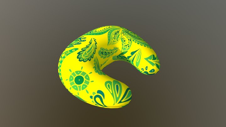 Neck Pillow 3D Model