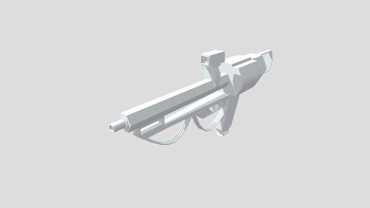 Laser Gun 3D Model