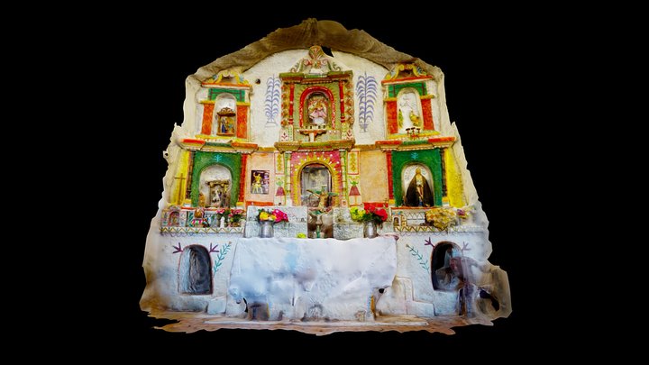 Retablo Mayor - Iglesia de Rosapata 3D Model