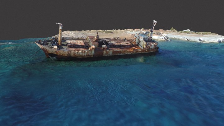 Edro III Shipwreck - CYPRUS 3D Model