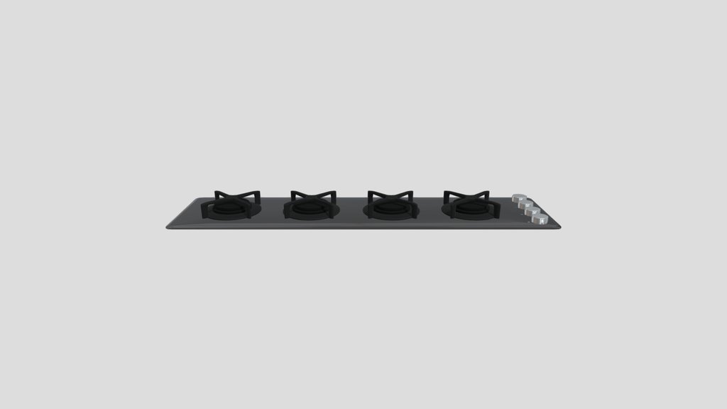 Generic Inline Four Burner Cooktop