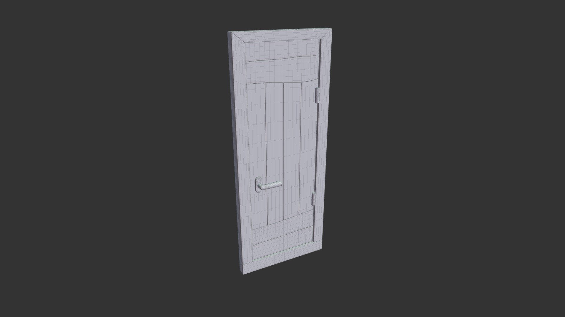 Wooden door (toilet) - 3D model by Suleyman (@sams86) [ef31be0] - Sketchfab