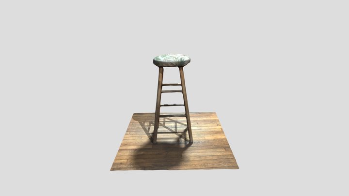 Barstool 3D Model
