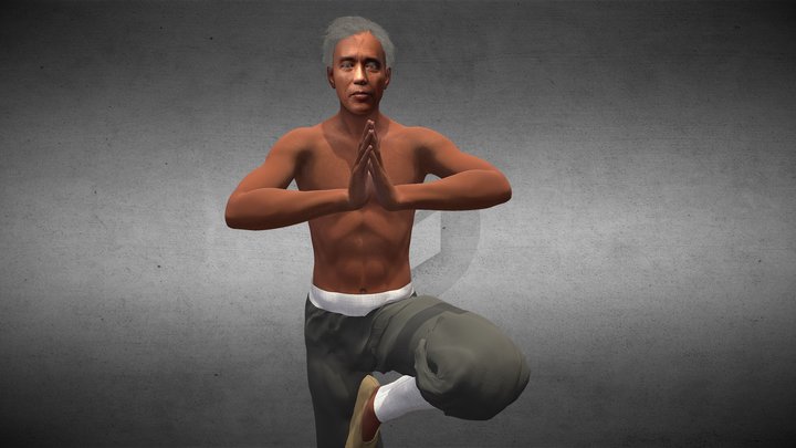 JOKOWI BALANCE DANCE POSE 3D Model