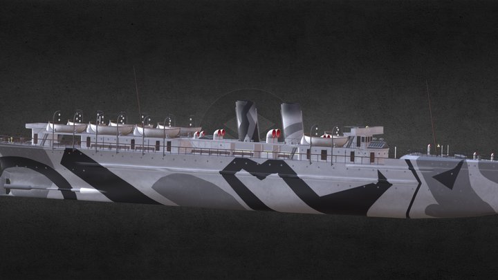 RMS Leinster 3D Model