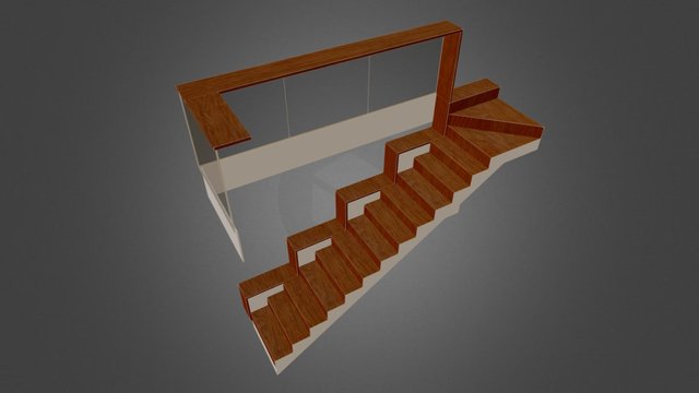Residência I - Escada 3D Model