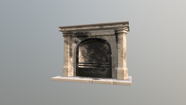 Haunted Mansion - Fireplace 3D Model