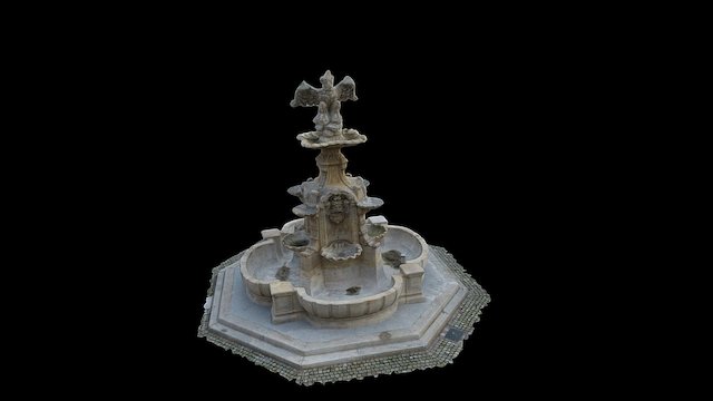 Pomnik Orła Białego Szczecin high 3D Model