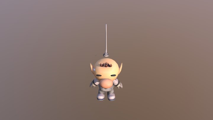 Olimar Animated 3D Model