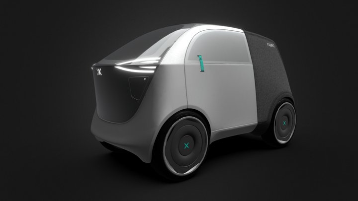 Micro Car L7E 3D Model