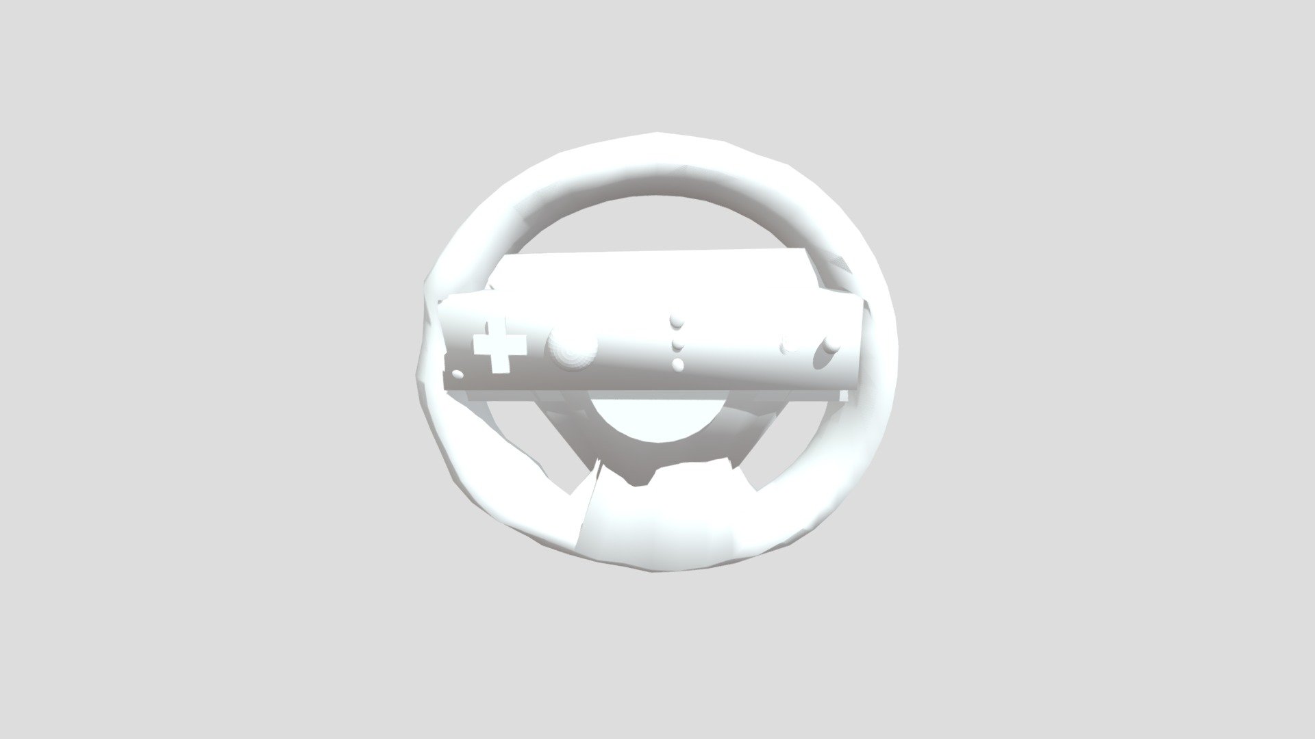 mario kart wii controller Download Free 3D model by memeafterdale