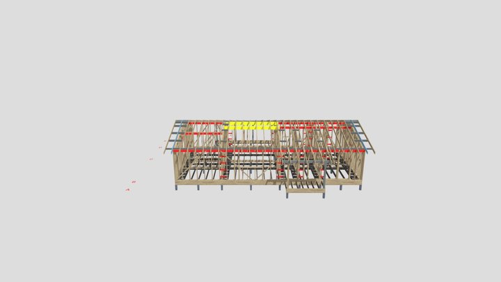Дальвик каркас 3D Model