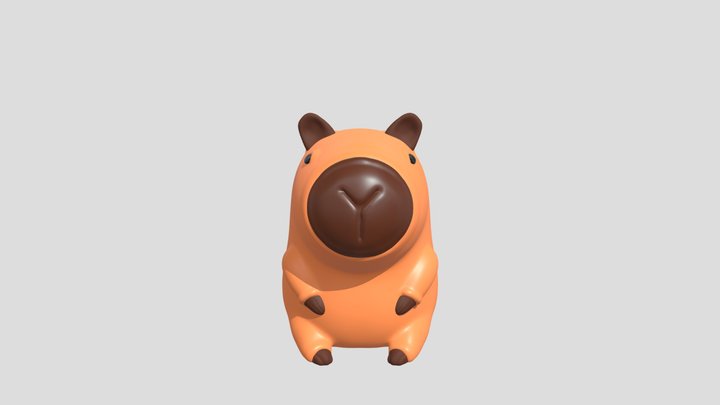 Capybara 3D Model