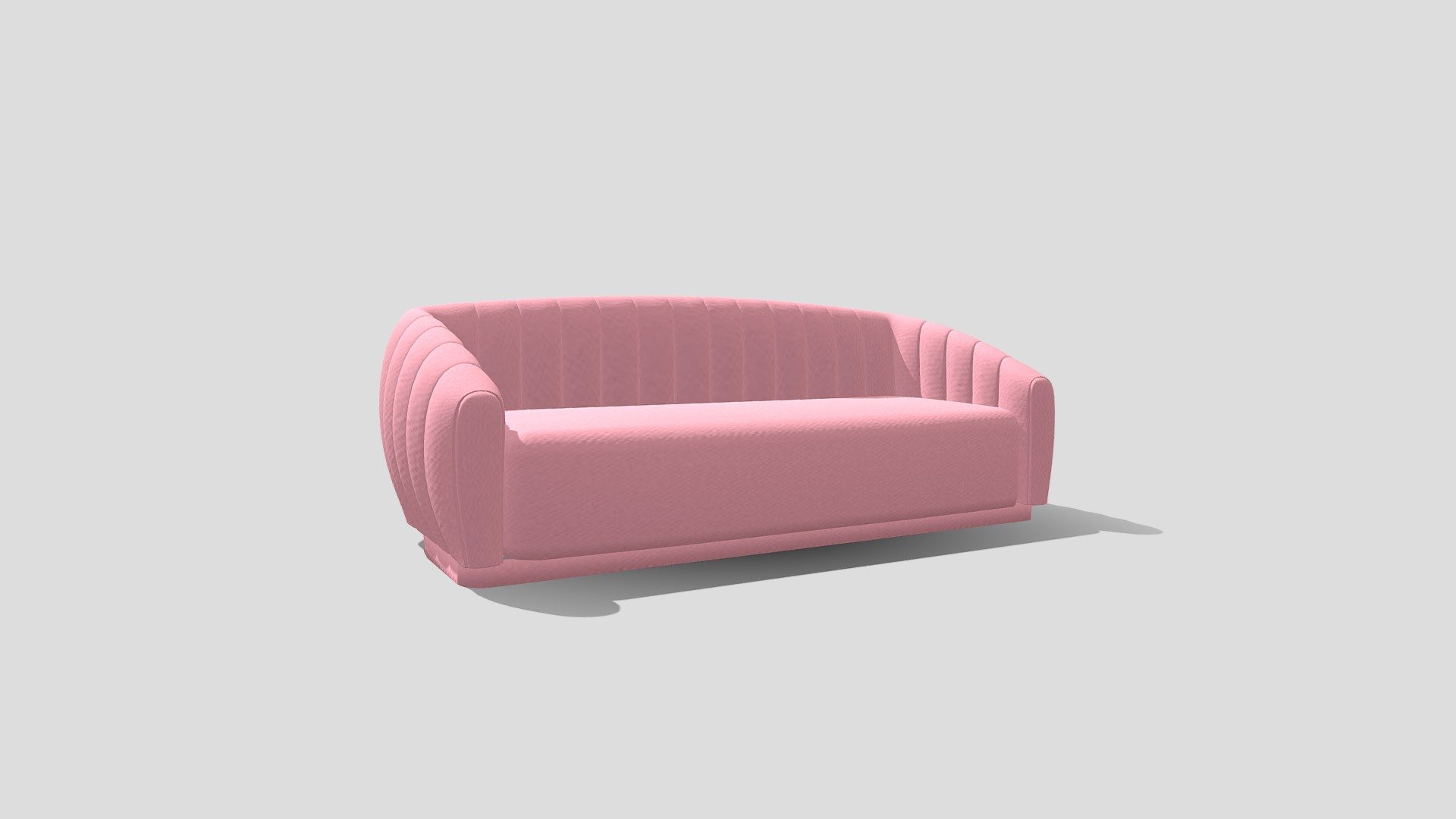 Arno_Blush_Velvet_Sofa_HP Download Free 3D model by Vitor.GomesPT