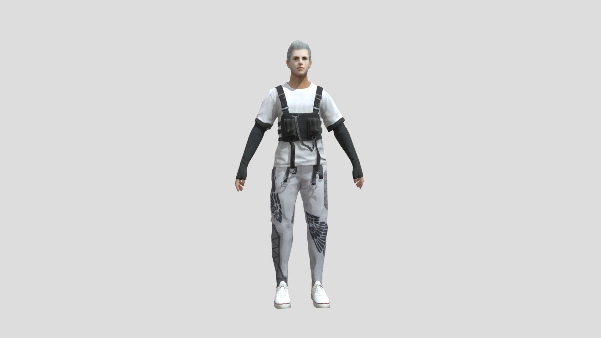 Free Fire Maxim Character Blender Prisma 3D free - Download Free 3D ...