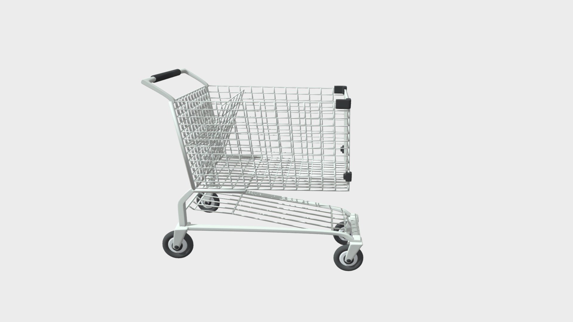 Shopping Cart 3D model by ExoticAxolotl [ef38b79] Sketchfab