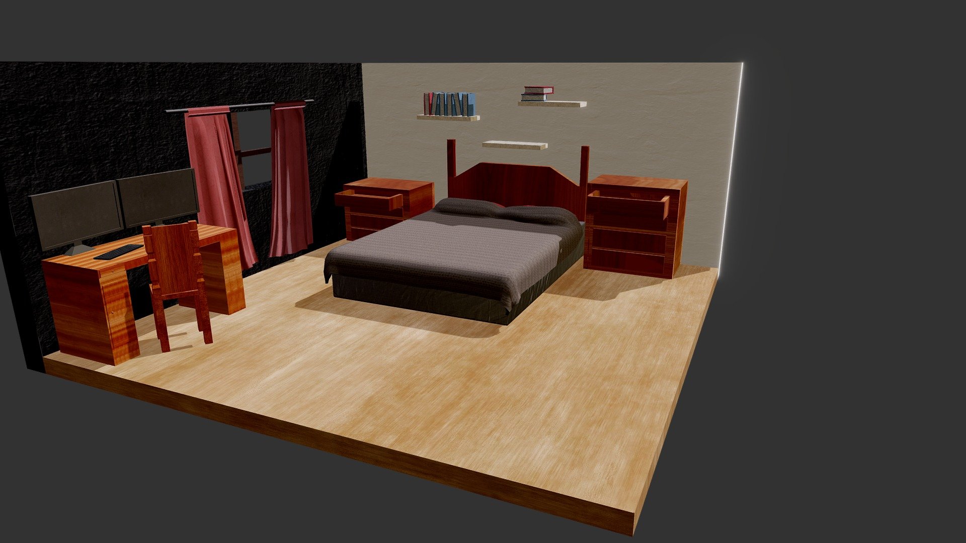 Bedroom Download Free 3d Model By Keith Connors Keithconnors