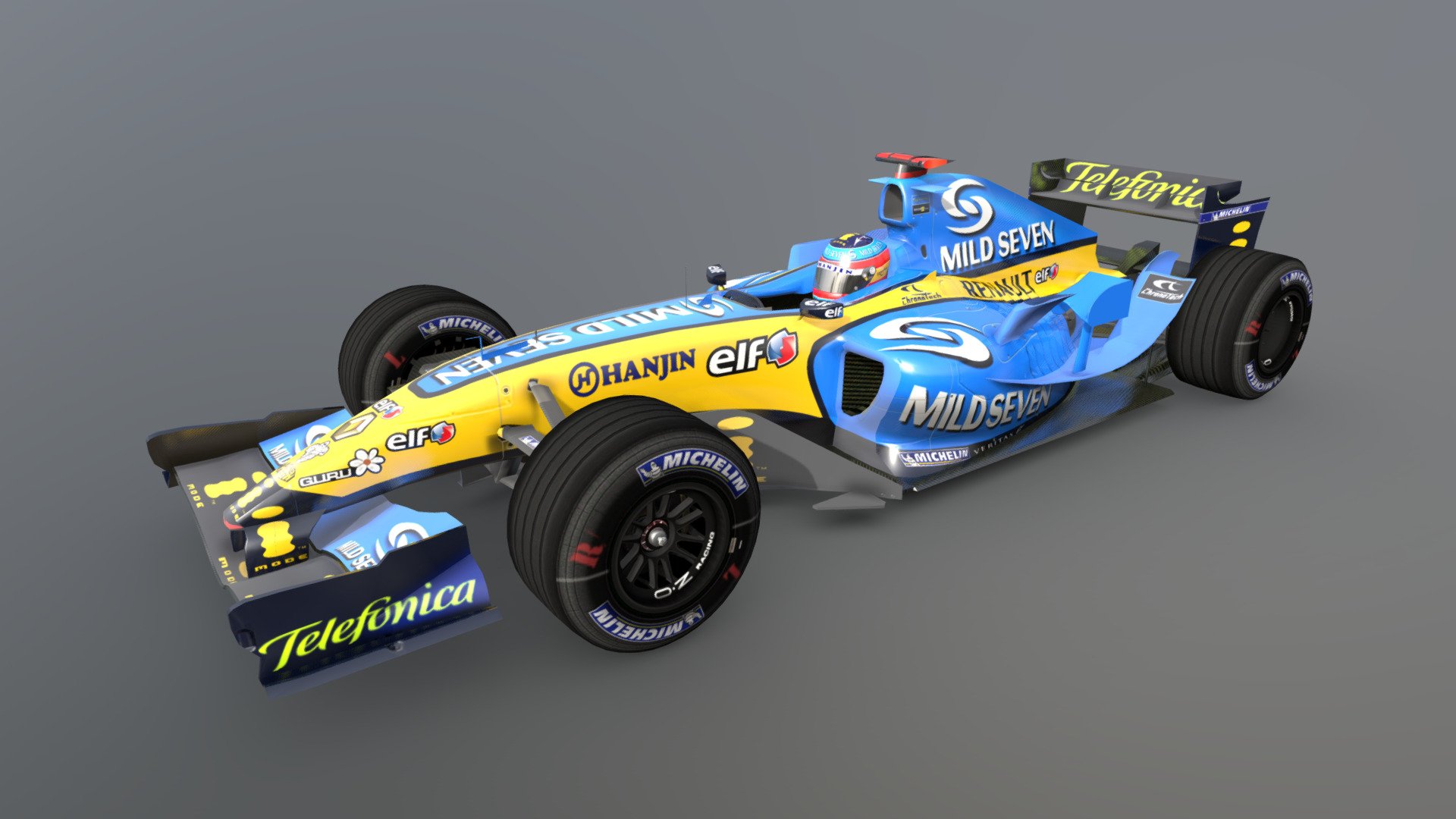 Renault R25 Melbourne 2005 3D Model By Cars Tracks Development 