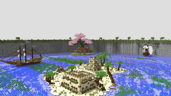 Paradise Ocean 3D Model