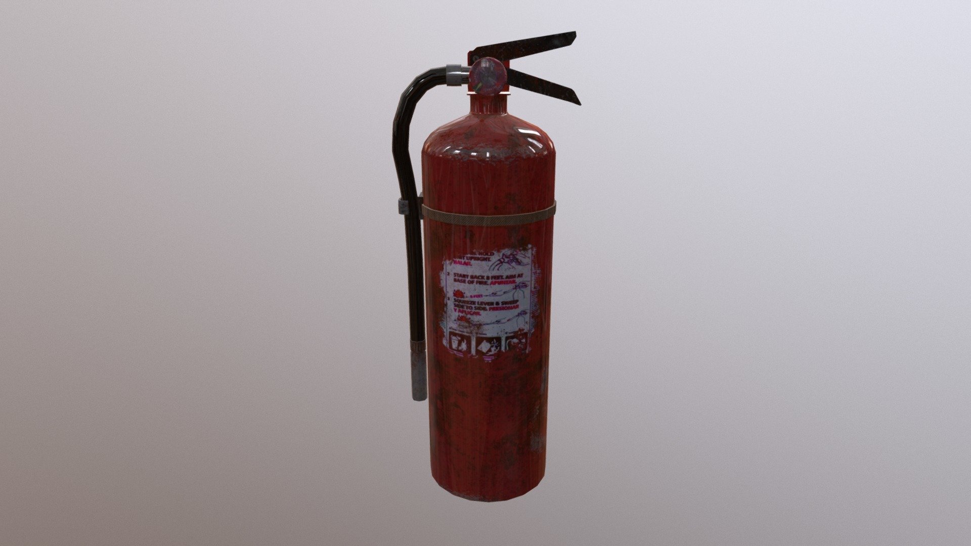 Fire Ext - 3D model by kkowalczyk [ef39a4a] - Sketchfab