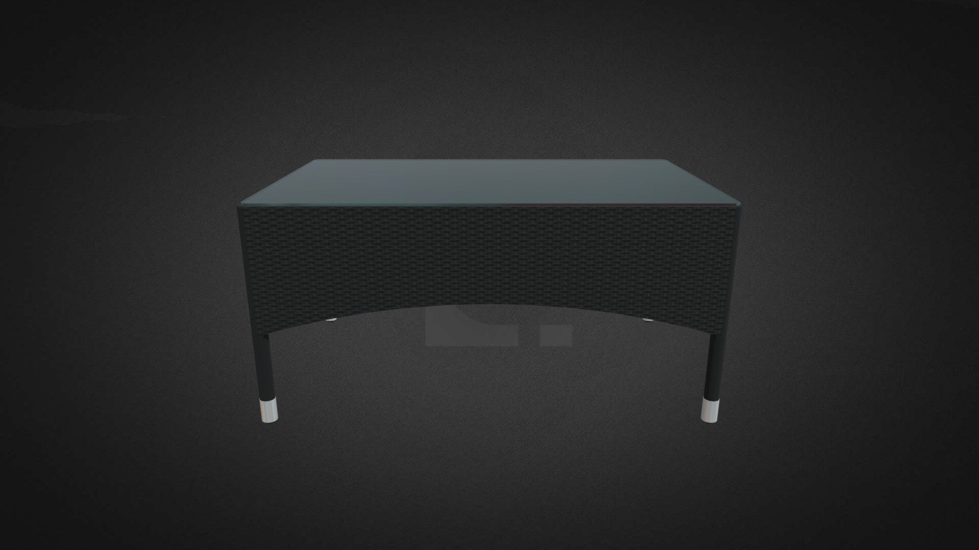 Wicker Table Hire — Sketchfab embed 3D viewer